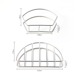 Yaoxianwu Taco Shell Mold Stand - Stainless Steel Tacos Shells Maker for Baking, Fryer or Air Frying Make Crispy Flat-Bottom Tacos Shells Holder Stand Tortilla Maker at Home (Pack of 2 Sets)