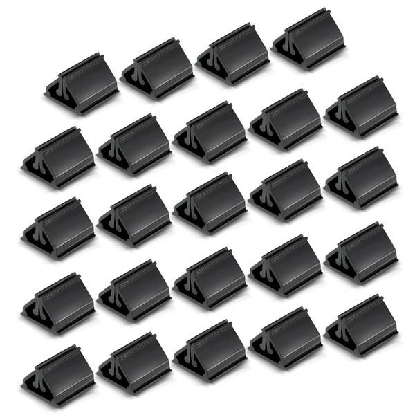 24 Pieces Plastic Game Card Stands Plastic Card Holder Stand Games Board Markers DIY Game Card Stands for Party Favor (Black)