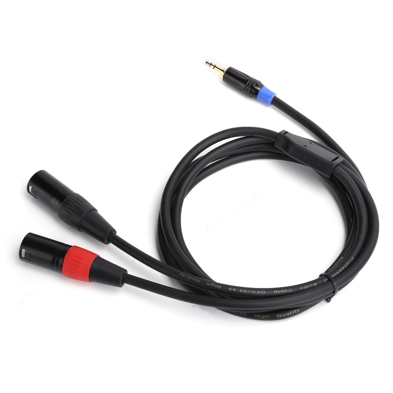 3.5mm Male to 2 XLR Male Cable Audio Line Cable