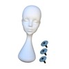 Perfeclan Mannequin Head Foam Display Lightweight Wigs Display Head Multi-Purpose