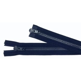 Zip Plastic 2-Way Separable 59 cm Dark Blue