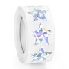 500 PCS Holographic Silver Star Stickers, 1 inch Self Adhesive