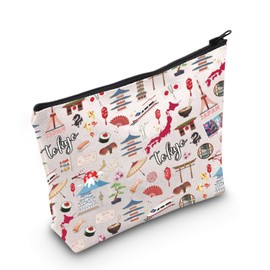 Mountain Lover Gift Tokyo Japan Cosmetic Bag Tokyo Travel Gifts (Tokyo Jap Bag)