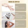 Shampoo para Canas 3 en 1, Shampoo Tinte Instantaneo Cubre