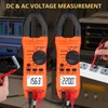 AMTOVL Clamp Meter - AC/DC Current, 2000 Counts Auto-ranging TRMS