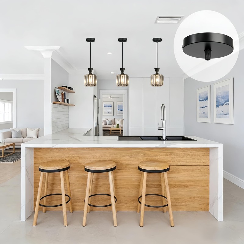 Uiivup 2 Pack Pendant Light Kit Ceiling Canopy Cover Plate