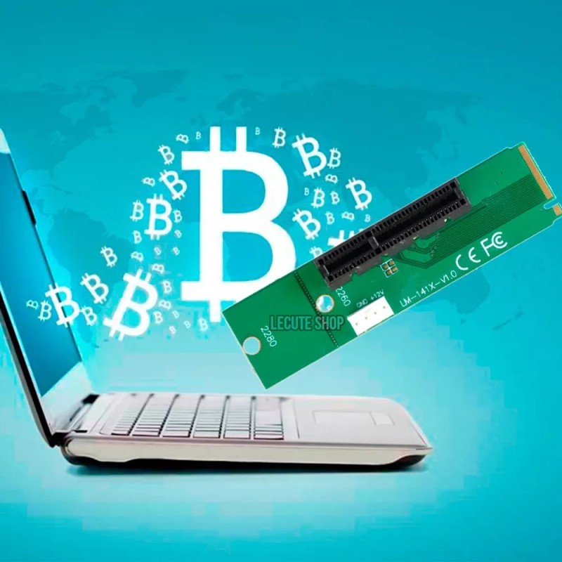 aef Convertidor Adaptador M2 A Pci Mineria Zcash
