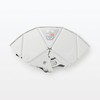 Muji MJ-FH2 44913314 Folding Helmet, White, Width 11.2 x Depth