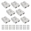 Anderson Connector 50A-600V with 6-12 Gauge, Gray 8PCS Battery Quick