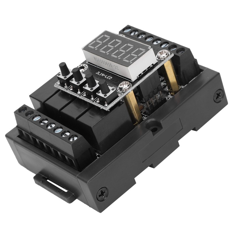 PLC Industrial Control Board Relay Digital Tube Integrated with Shell