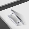 EaseLife 12" Stainless Steel Sliding Barn Door Handles and Pulls