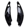 iJDMTOY Gloss Black Finish Larger Paddle Shifter Extensions Compatible with