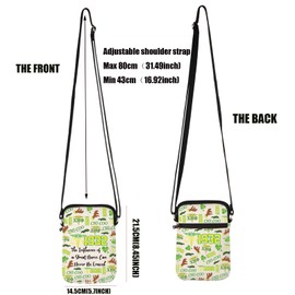 PXTIDY Chi Eta Nursing Sorority Gift Eta Phi Merch Crossbody Bag Nurse Sorority Paraphernalia Gifts Chi Eta Nurse Day Gift