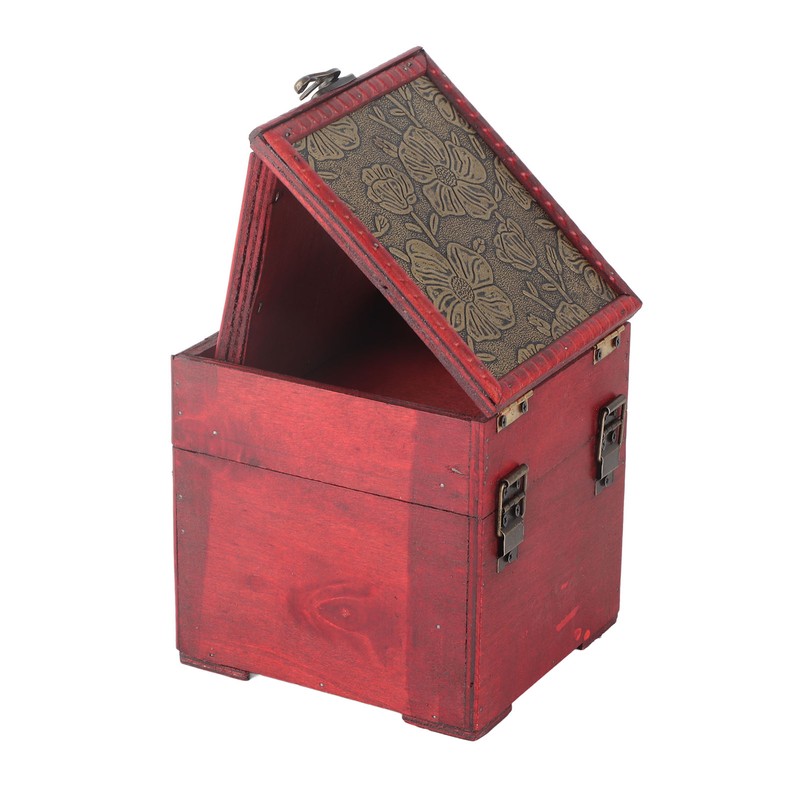 Jewelry Box Antique Wooden Multi‑Layer Drawer Storage Box Organizer with