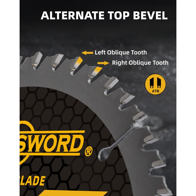 ANGELSWORD 4-1/2 Inch Circular Saw Blade, 7/8" Arbor 24T, Used