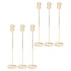 6pcs Metal Wedding Table Numbers Rust Prevention Thickened Tall Table