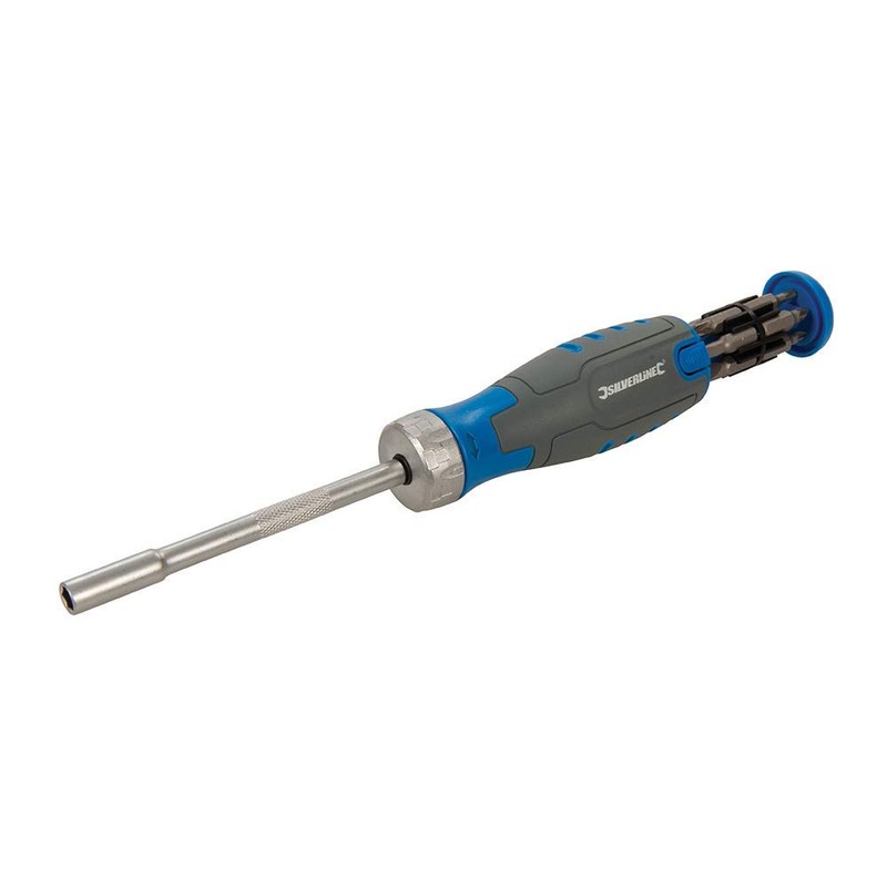 Silverline 12-in-1 Multi-Bit Ratchet Screwdriver 12-in-1 (930569)
