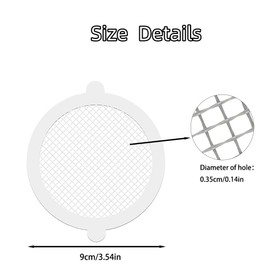 Shower Drain Hair Catcher, Kitchen Sink Drain Strainer, Bathtub Hair Catcher for Drain, Disposable Shower Drain Hair Catcher, Sink Stopper, Bathtub Accessories, Bathroom Necessities (9cm)