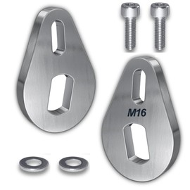 Heavy Duty EBike Torque Arm Set, Universal M16, Electric Bicycle E Bike Rear Axle, 6mm Thick, Made from Stainless Steel, Suit 3000W 5000W Motors.