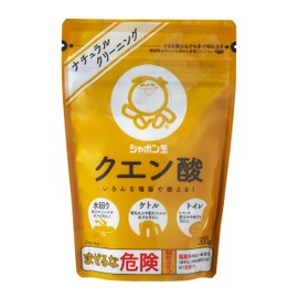 Shabondama Citric Acid Cleaning, 10.6 oz (300 g), Water Splice, Yellowing, Natural Cleaning