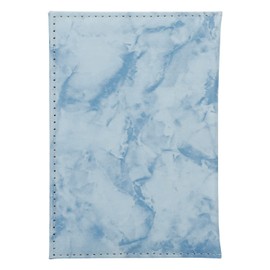 cadorabo Faux Leather Passport and Card Cover in Marble Blue - 2-Piece Bag Set for one Passport and one Card Each in Trendy Design