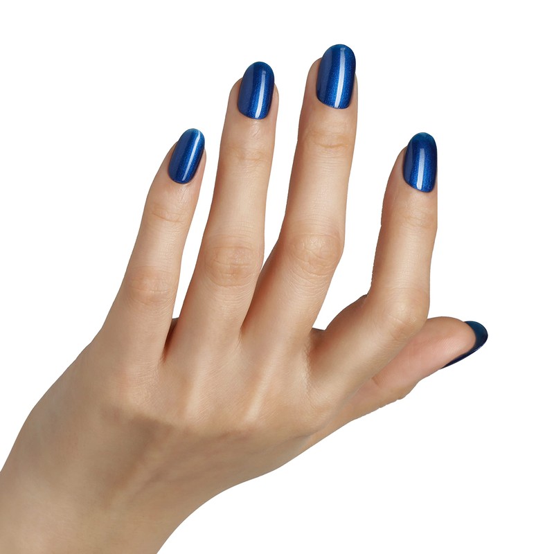 Bluesky Gel Nail Polish, Midnight Swim 80539, Azure, Blue, Dark,
