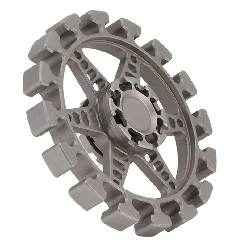 Metal Fingertip Gyroscope Round Shaped Reduce Anxiety Rotating Decompression Toy