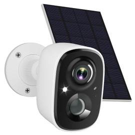 InstyQ Security Cameras Wireless Outdoor, 2K Battery Powered WiFi Cameras for Home Security with AI Motion Detection, Color Night Vision, Spotlight, Siren, Waterproof, SD/Cloud Storage