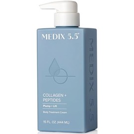 Medix 5.5 Collagen Cream with Caviar. Anti-aging Moisturizer. Firms And Tightens For Younger Looking Skin. Anti-Aging Cream Infused With Peptides, Aloe Vera, and Green Tea. 15oz