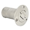 Marine Boat Deck Filler with Keyless Cap Stainless Steel Mirror