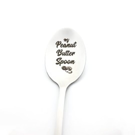 My Peanut Butter Spoon Gifts for Women Men Peanut Butter Lovers Mothers Day Fathers Day Christmas Birthday Gifts for Mom Dad Grandma Grandpa Sister Brother Best Friend