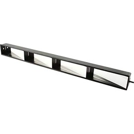 Allstar ALL76404 27-3/4" x 2-3/8" Race Style 4-Panel Tinted Rear View Mirror with Mounting Bracket