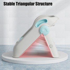 PandaEar Kids Step Stool, Foldable 2-Step Stool for Toddler Kid Toilet Potty Training & Bathroom Sink, Anti-Slip Toddler Ladder Kitchen Stand Stool