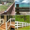 4x4 (3.5inx3.5in) Fence Post Caps, 6 Pack Deck Post Caps