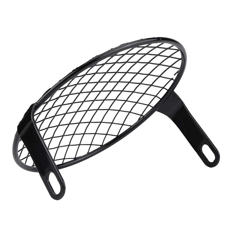 Suuonee 6.5" Headlight Grill Guard, Round Headlight Lamp Cover Mask