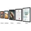 HORLIMER 8x10 Picture Frame Set of 15, Black Picture Frames