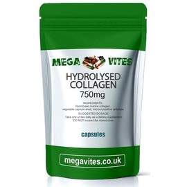 Hydrolysed Marine Collagen Capsules 750mg x 365 - MEGAVITES