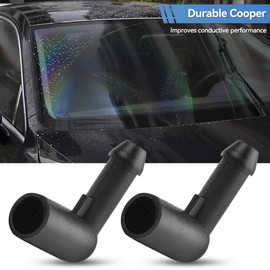XUKEY Pack of 2 Wiper Water Hose Connector for Vauxhall Vastra H/Corsa D/Zafira B 13171805 13257350 1452941 Car Wiper Water Hose Connector Hose Connector Washer Pipe Universal
