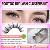 Lash Clusters Kit with Spikes, Eyelash Clusters Extensions Individual D