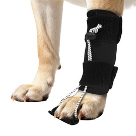 HAPPYHAO Dog Knuckling Brace, Dog Toe Grips for Wrist Arthritis, Wrist Dislocation, Front Legs, L