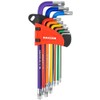 DAKCOS Torx Key Set T10-T50, 9-Piece Torx Allen Key Set