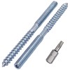 SKIR'CO (4 pcs) Hanger Bolts M8 x 120 mm, Double