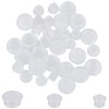 GORGECRAFT Pack of 60 Plastic Bottle Caps in 3 Sizes