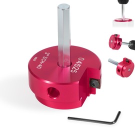 Premium 2-Inch PVC Pipe Reamer with 3/8-Inch Hex Shaft-2" Head Aluminum - Plumbing Tool - For Schedule 40 PVC, CPVC & ABS Ventilation, Drain, Water Pipe - Fits Standard 1/2" Drills