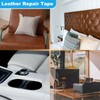 PATIKIL Leather Repair Tape 2.2"X30', Self Adhesive Realistic Leather Textured