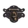 Vintage Latch Hasp Clasp Lock, Antique Bronze Embossing Latch with