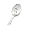 Anniversary Birthday Gifts for Husband Wife I Love You Spoon