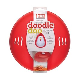 Joie Oink Pig Plastic Splatter-Proof Microwave Plate Cover, Pink