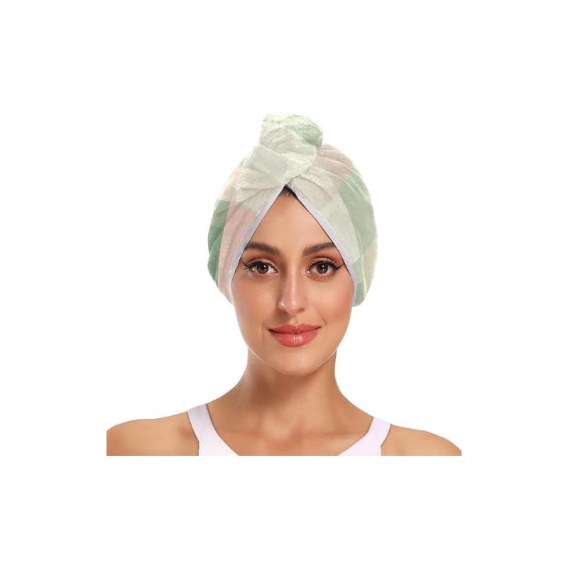 Toallas de microfibra para el cabello con botones para todos