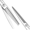 Silksnip 6" Hair Cutting Scissors & Texturizing Teeth Shears,Professional Barber